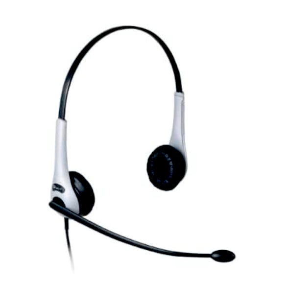 *HP* 🎉 🆕 GN Netcom 2225 Omega Noise Cancelling Binaural Headset - Picture 2 of 8